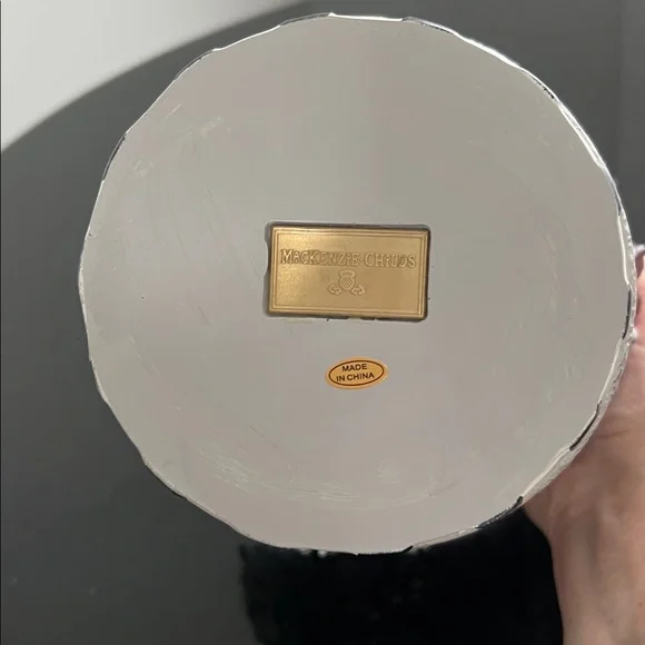 MacKenzie-Childs Maia Small Hand-Painted Resin Pot - Picture 6 of 12